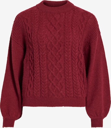 VILA Sweter 'Chinti' w kolorze czerwony: przód