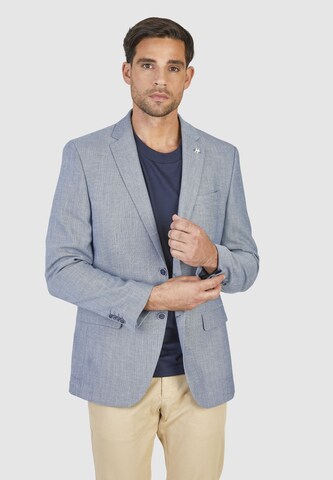 HECHTER PARIS Regular fit Colbert in Blauw: voorkant