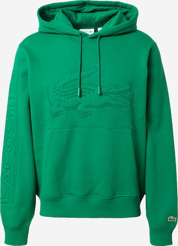 Sweat-shirt LACOSTE en vert : devant