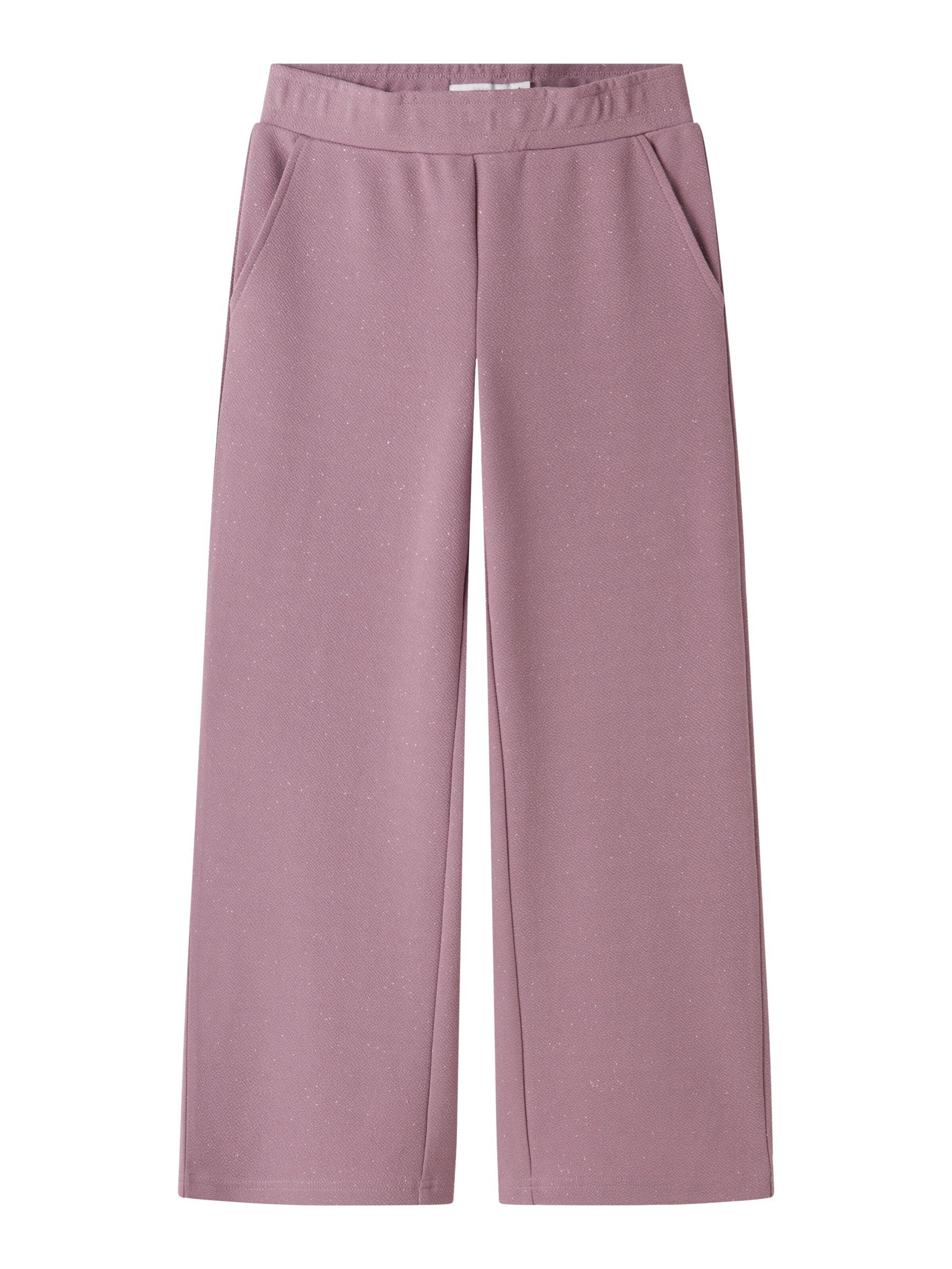 Wide leg Pantaloni di NAME IT in lilla: frontale