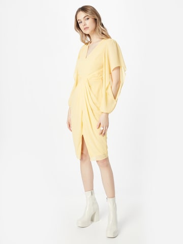 TFNC Dress in Yellow: front