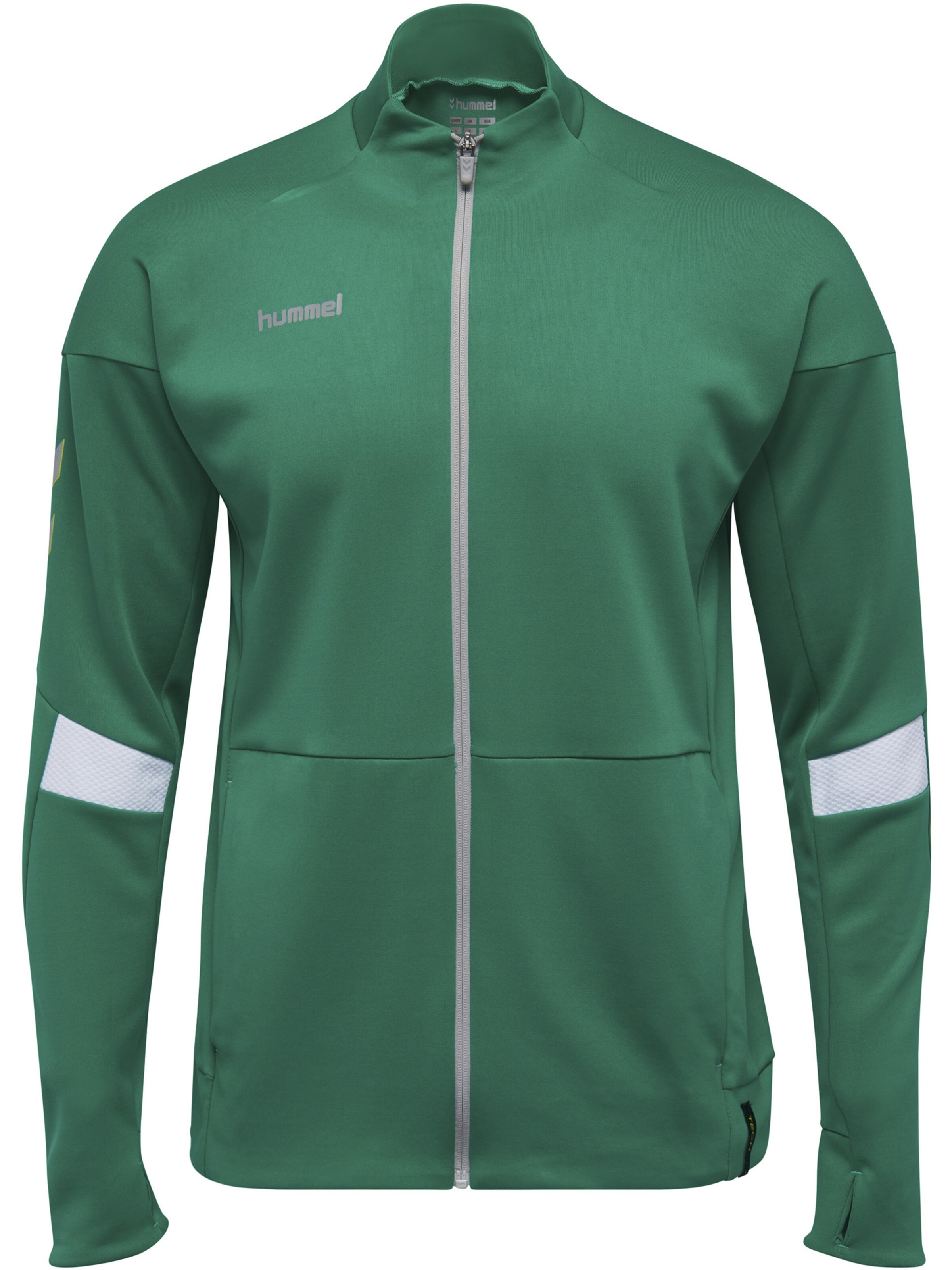 Hummel Trainingsjacke in Grün: Vorderseite