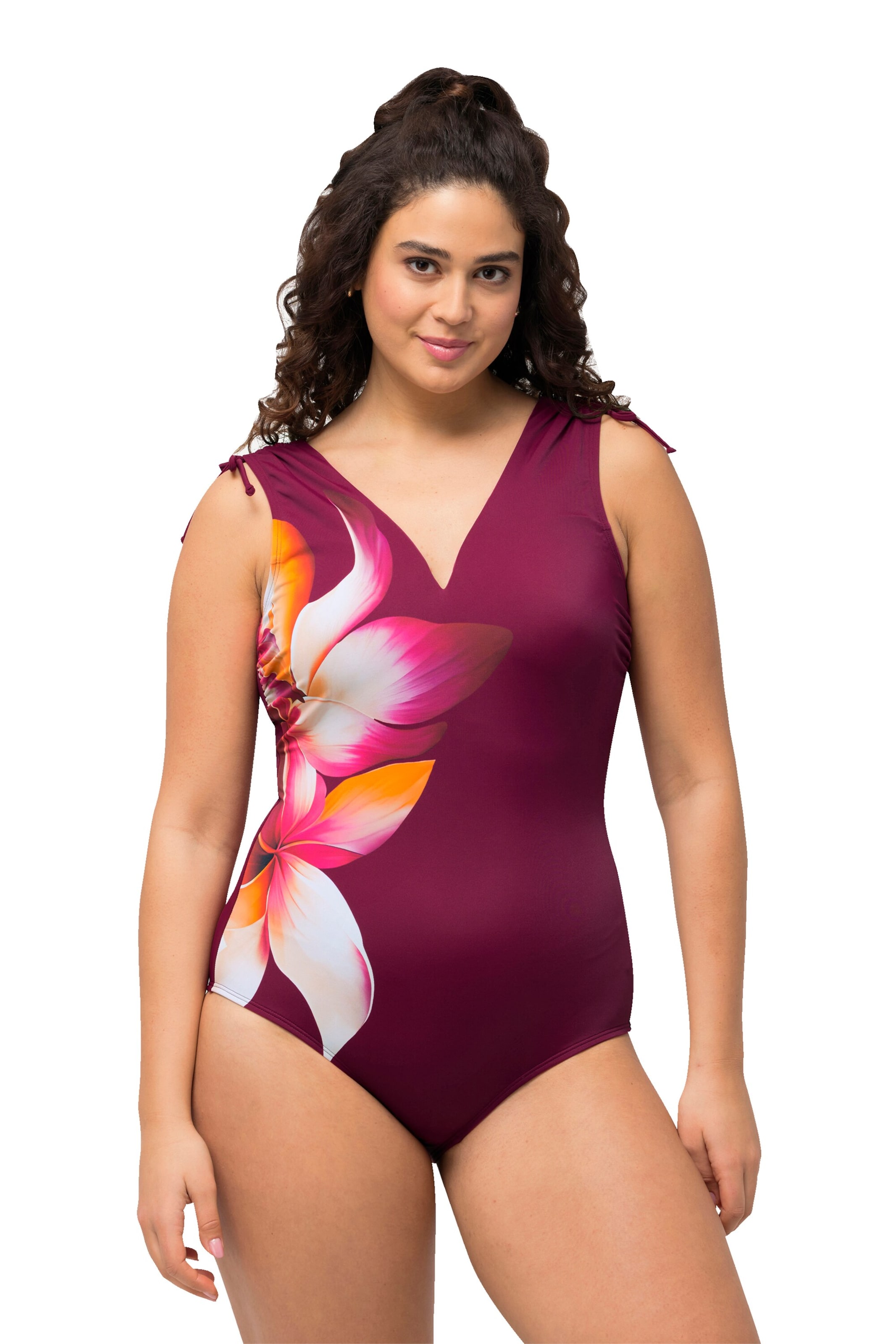 Maillot de bain Ulla Popken en rouge
