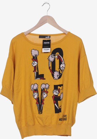 Love Moschino Sweater & Cardigan in XL in Yellow: front