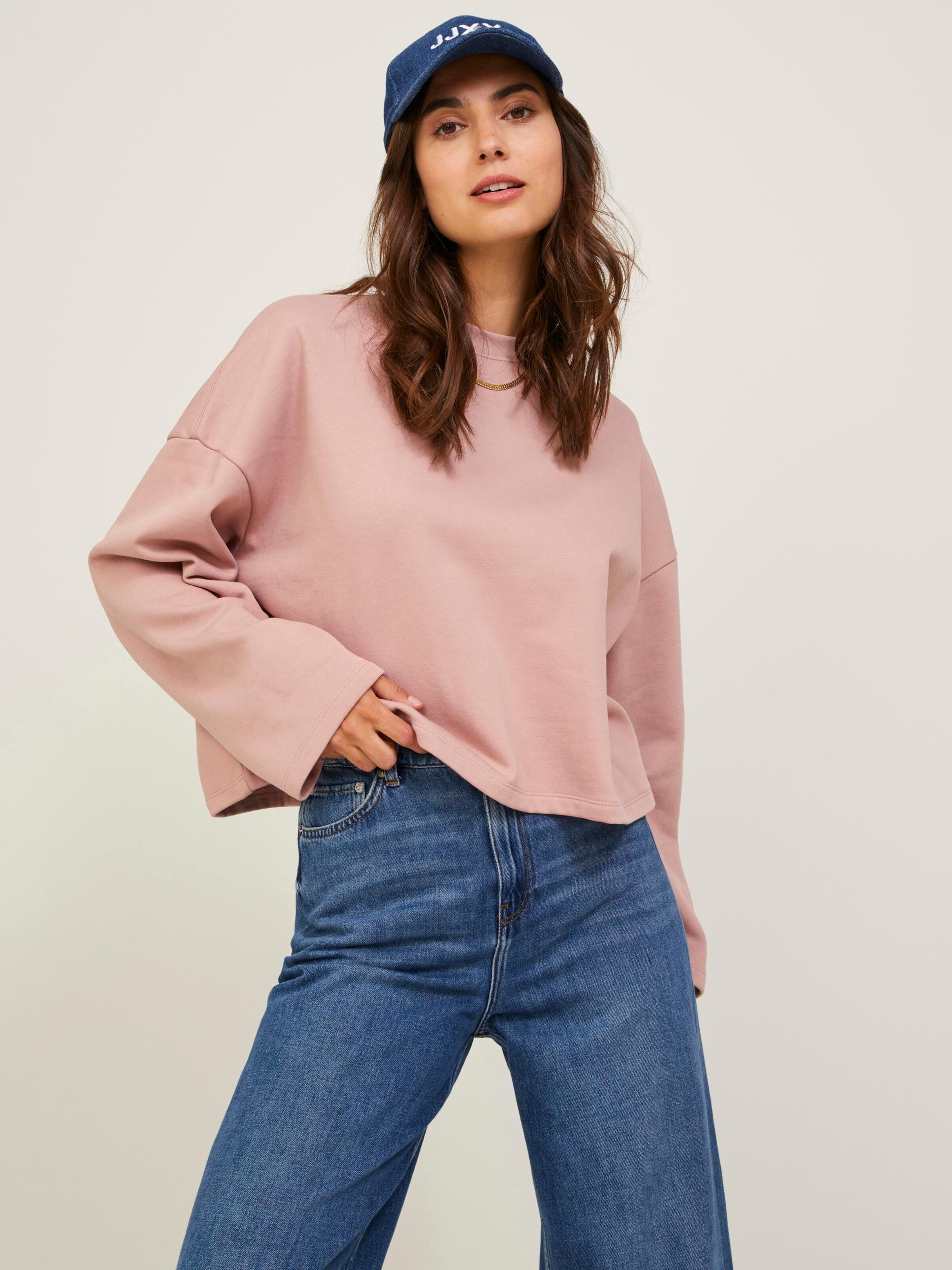 Frauen Sweat JJXX Sweatshirt 'Abbie' in Altrosa - IE98748 Frauen Sweat JJXX Sweatshirt 'Abbie' in Altrosa - IE98748