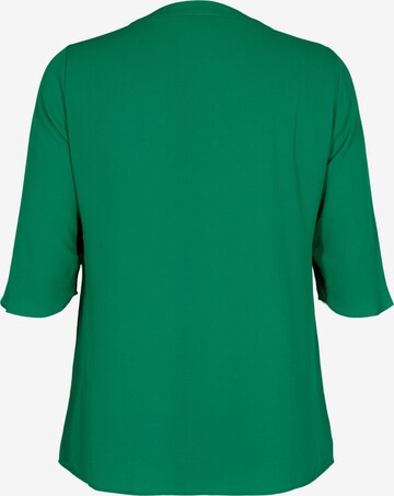 Camicia da donna 'EHUIJU' di Zizzi in verde