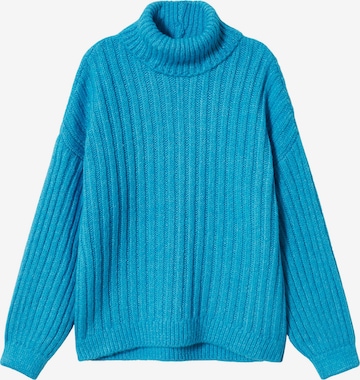 MANGO Sweater 'Pitufo' in Blue: front