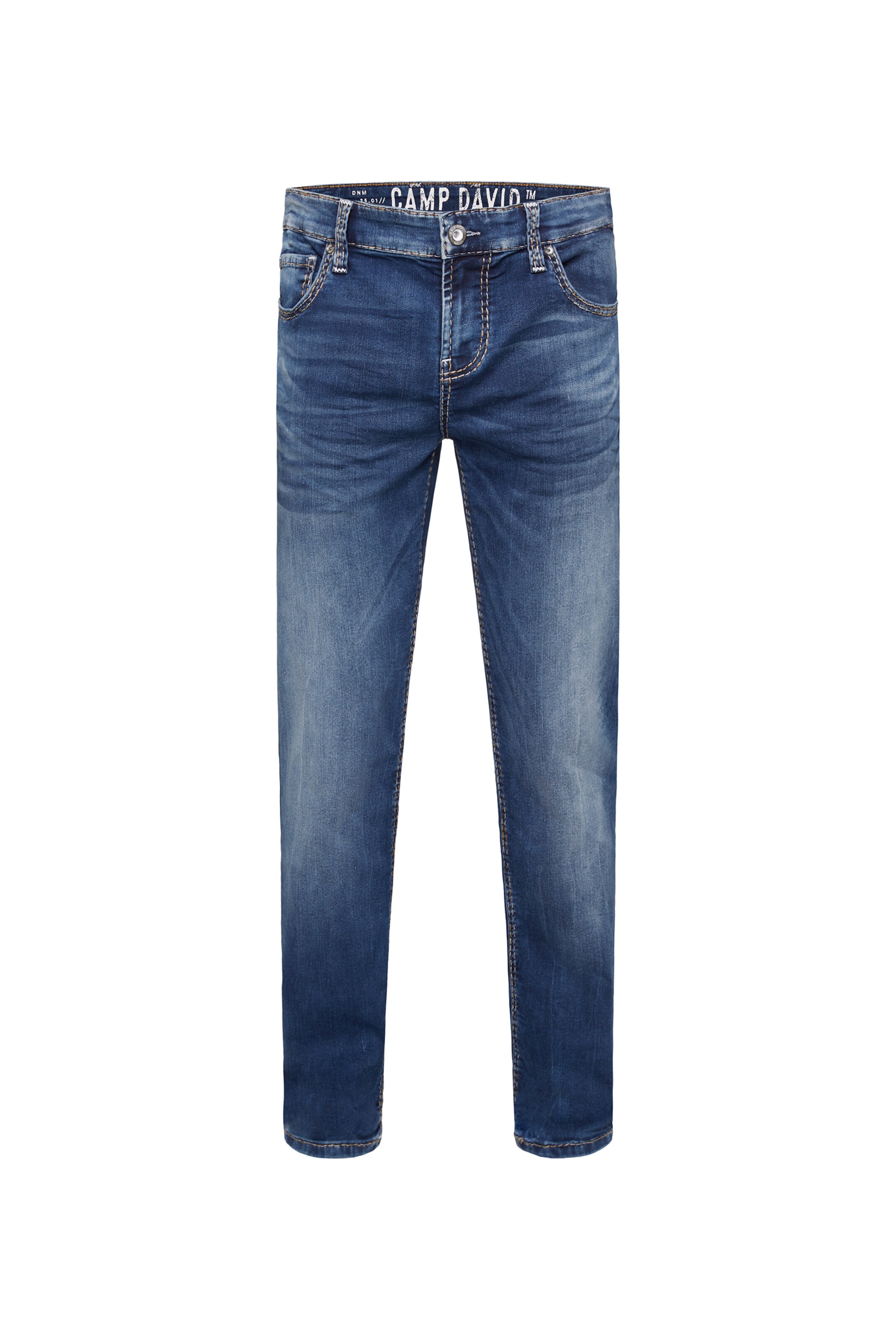 CAMP DAVID Regular Jeans in Blau: Vorderseite