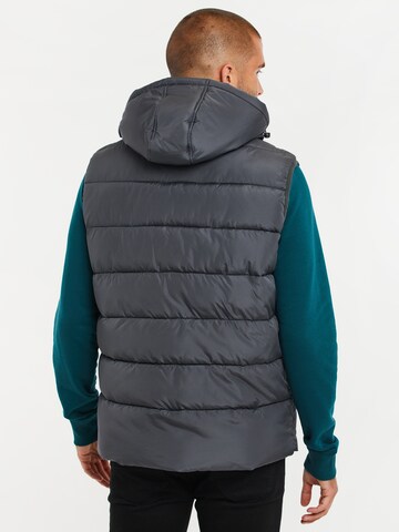 Threadbare Bodywarmer 'Ritcher' in Grijs