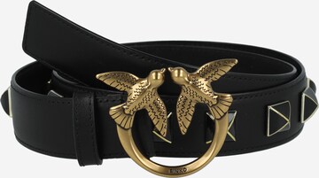 PINKO Belt 'LOVE BERRY' in Black: front