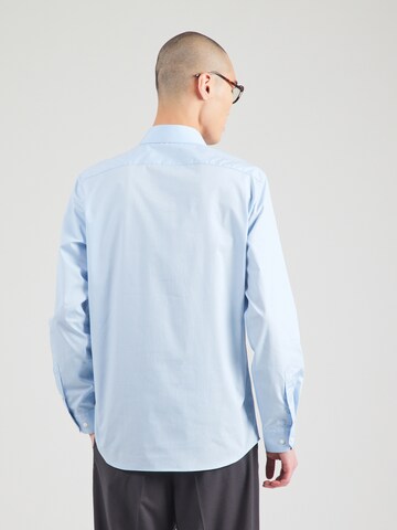 JACK & JONES Regular fit Button Up Shirt 'JWHPARKER' in Blue: back