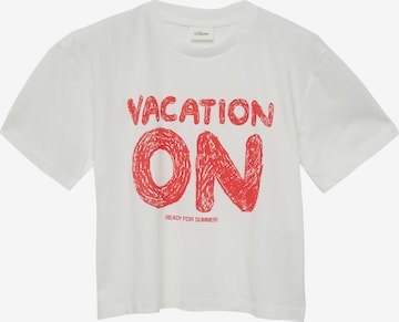 s.Oliver Shirt in White: front