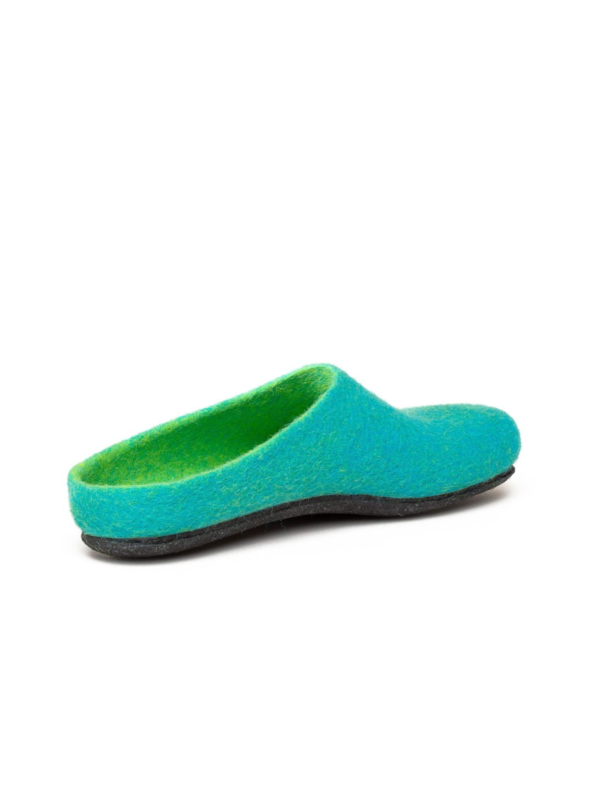 MagicFelt Slippers 'Filzpantoffel Magicfelt 709' in Blue
