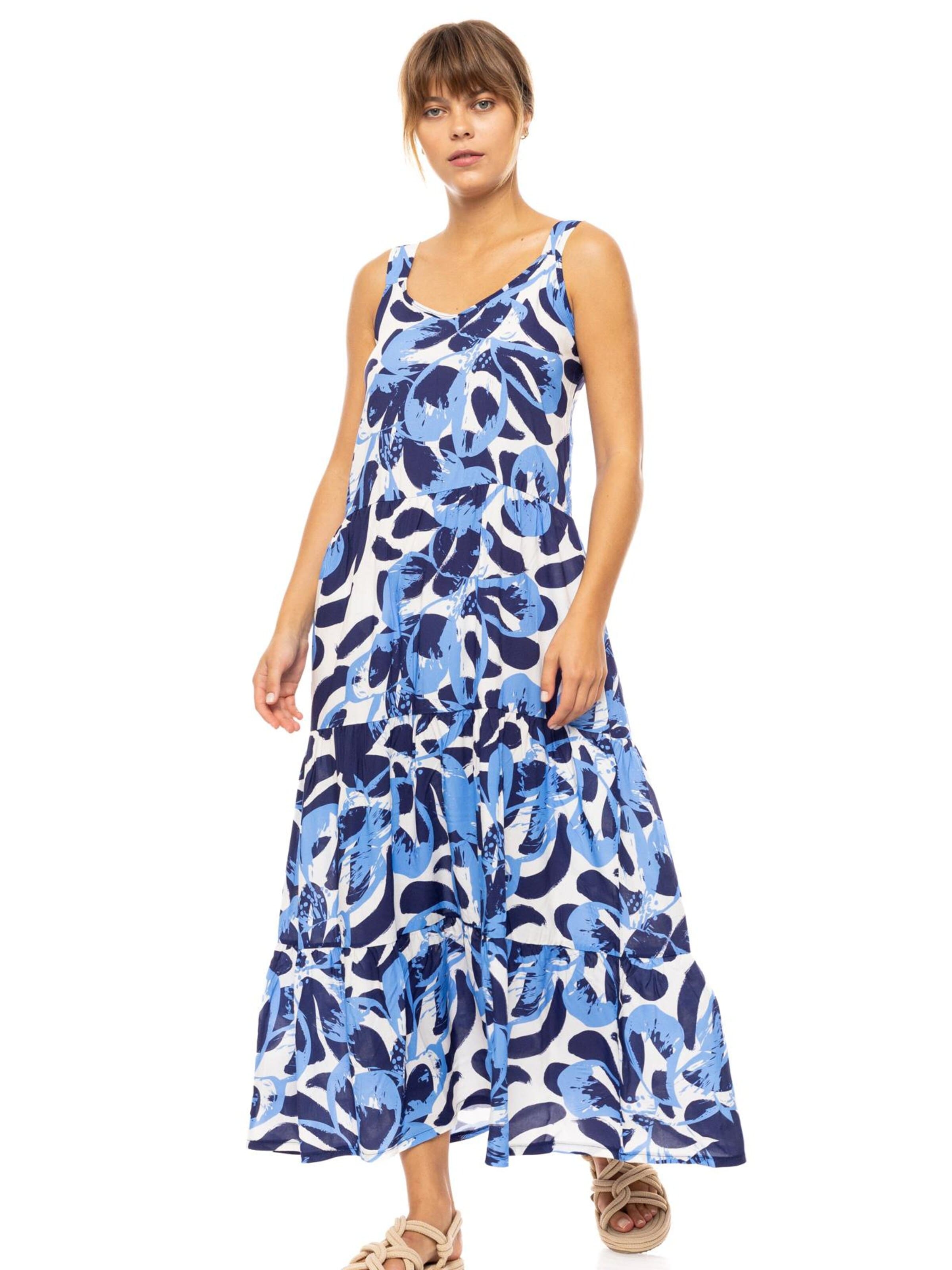 Abito estivo 'ABSTRACT' di Pink Label in blu