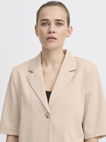 ICHI - Blazer 'Kate' em bege