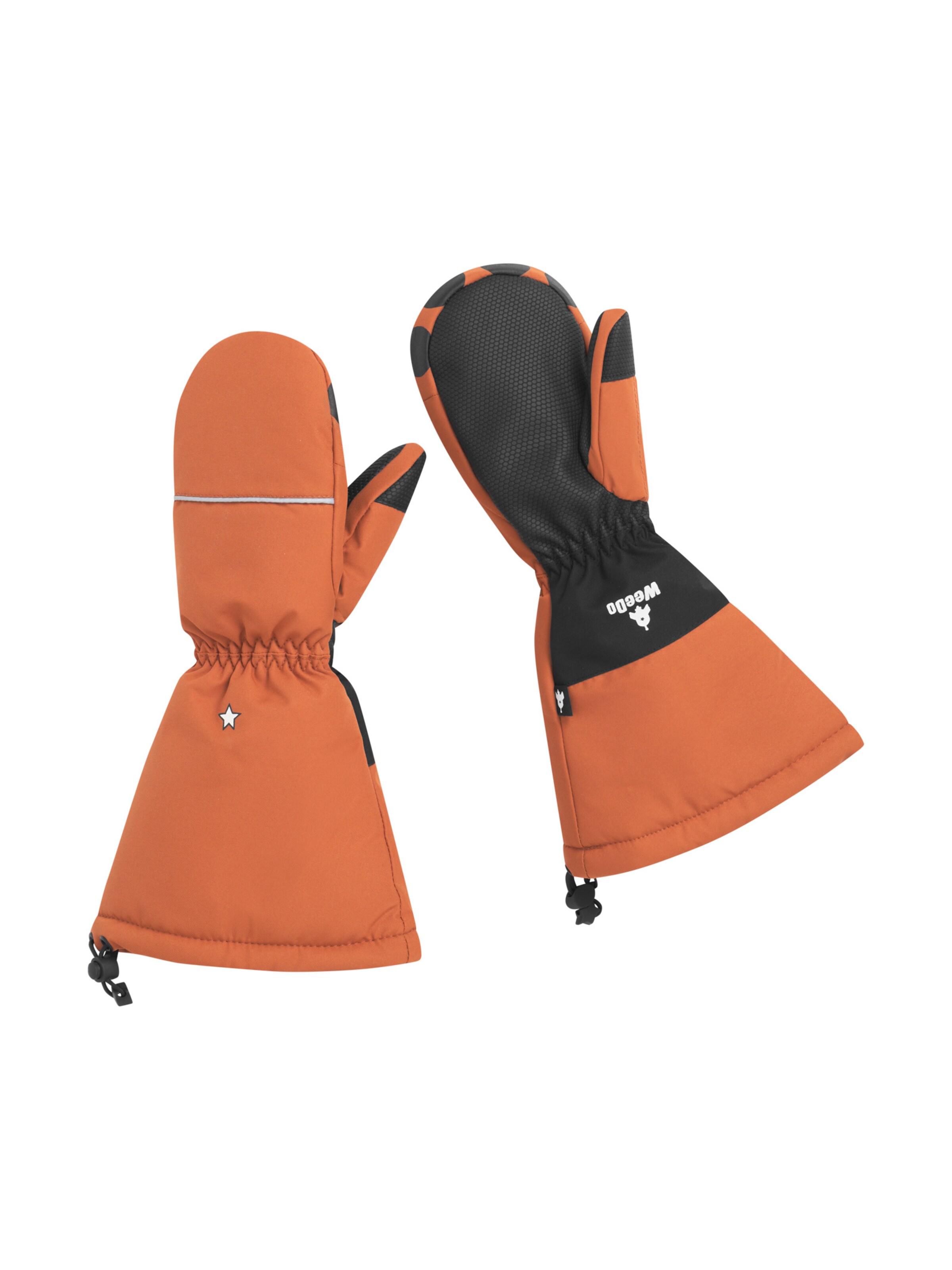 WeeDo Handschoenen 'TEDDYDO' in Bruin: voorkant