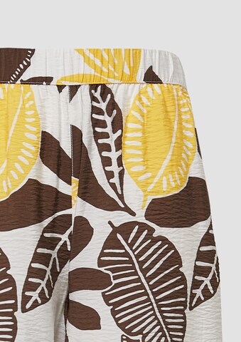 s.Oliver Wide Leg Hose in Beige