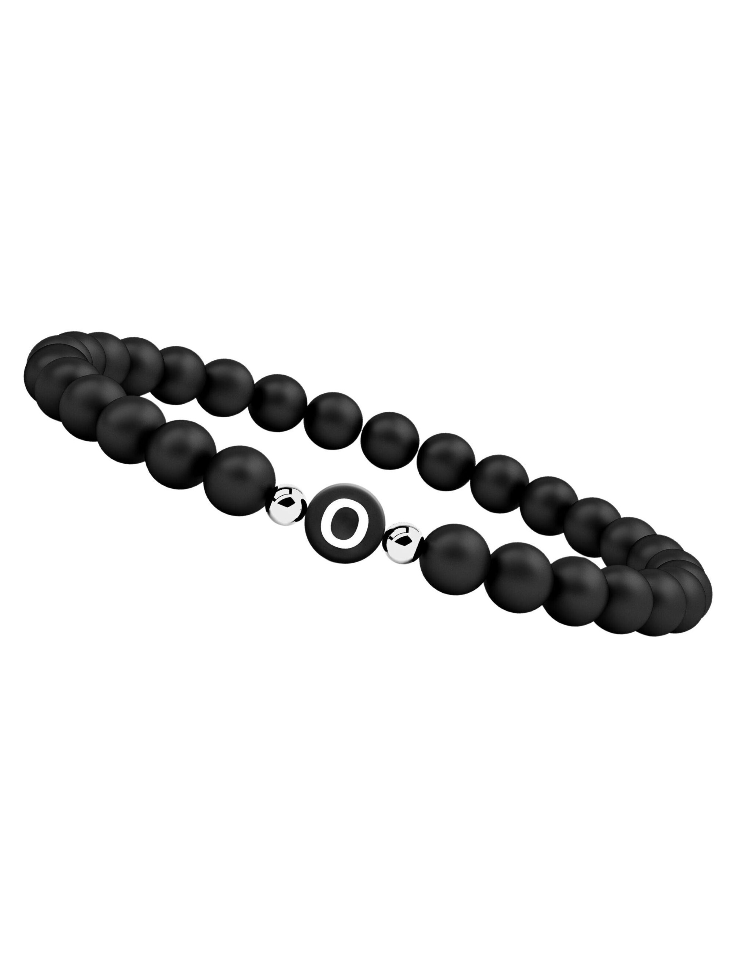 Bracelet GOOD.designs en noir : devant