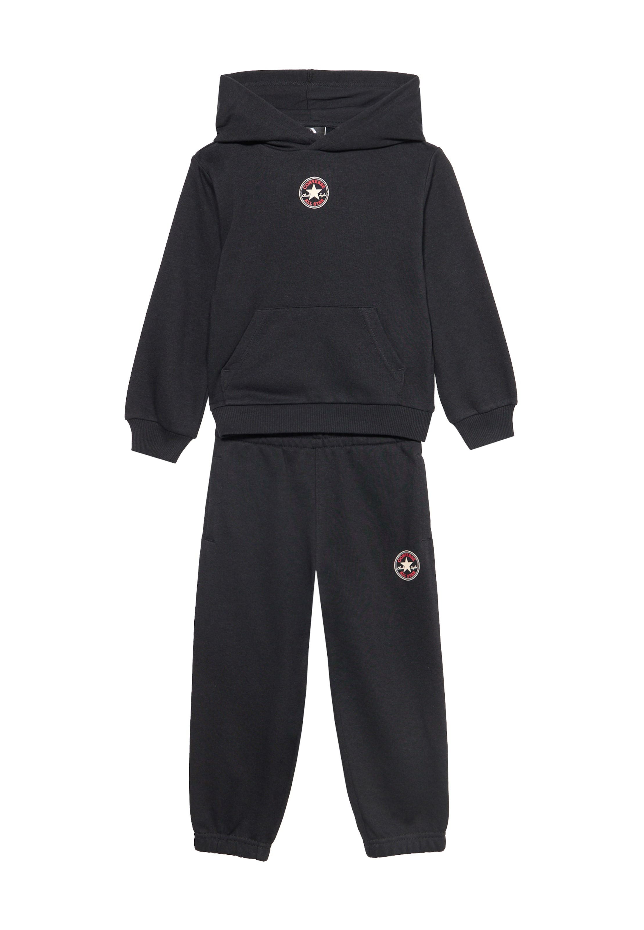 Tuta da jogging di CONVERSE in nero: frontale