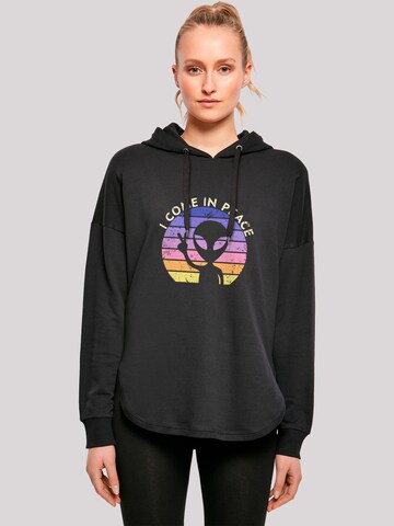 Pull-over 'Alien Peace Sunset' F4NT4STIC en noir : devant