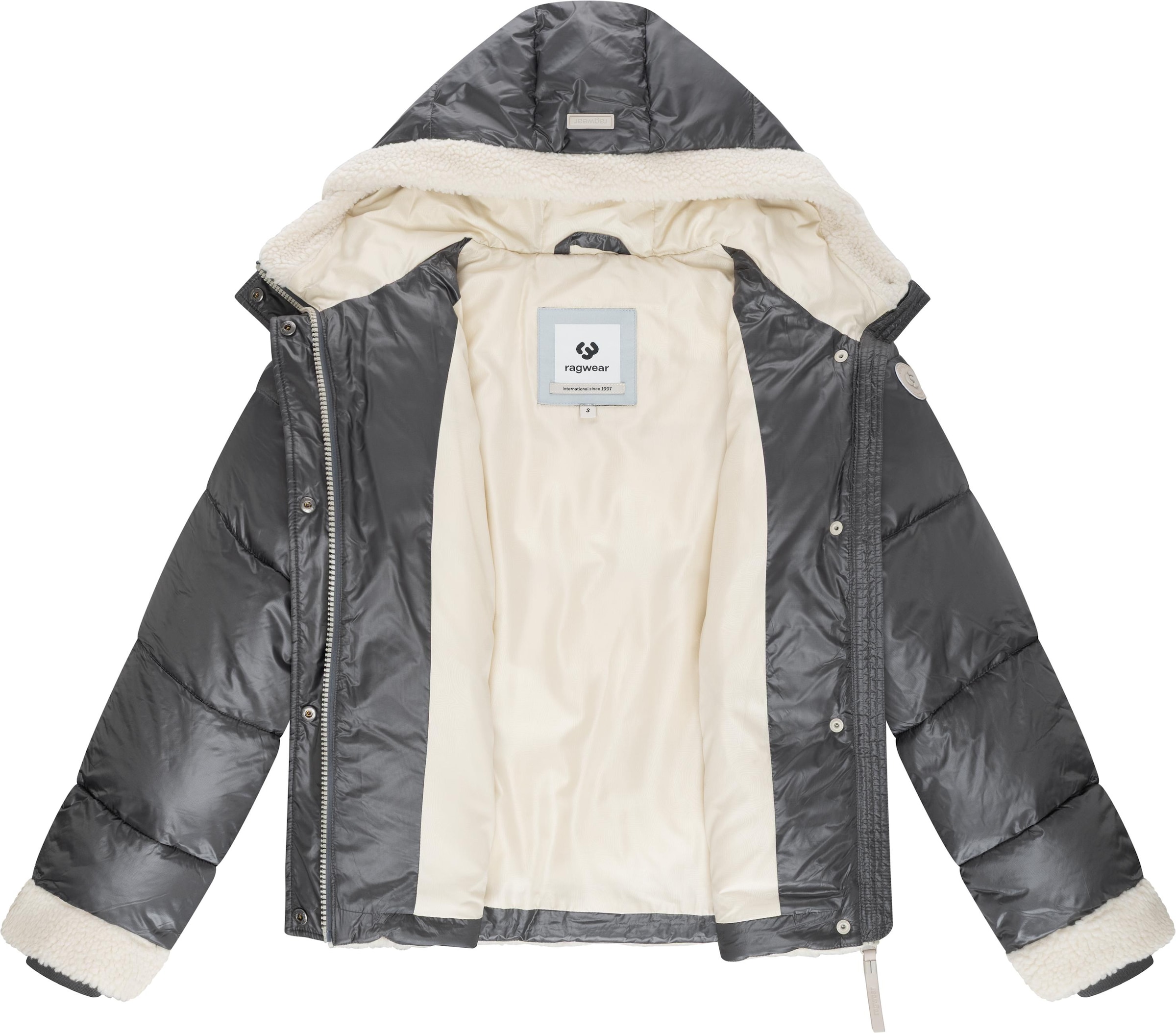 Ragwear Зимняя куртка 'Editah Youmodo' в Серый