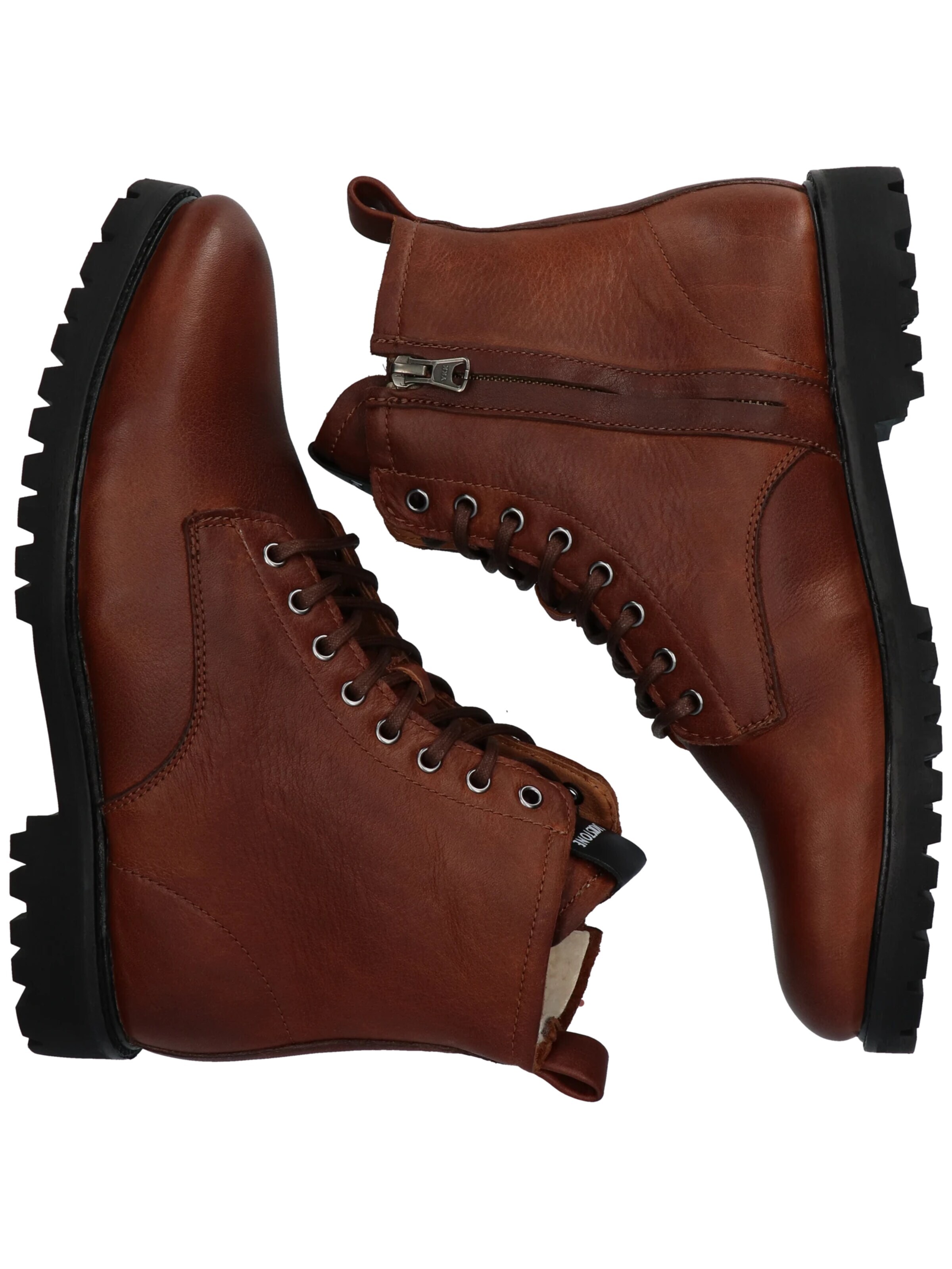 BLACKSTONE - Botas con cordones 'JAXON' en marrón