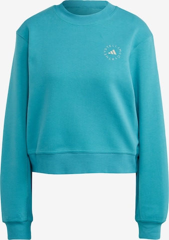 ADIDAS BY STELLA MCCARTNEY Sportsweatshirt in Blau: predná strana