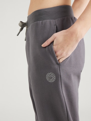 BIDI BADU Tapered Workout Pants 'Chill' in Grey