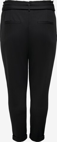 ONLY Carmakoma Tapered Pleat-Front Pants in Black
