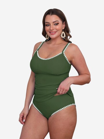 Cupshe Tankini in Grün