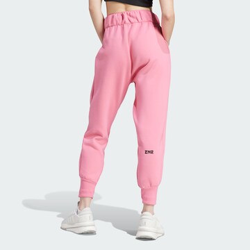 ADIDAS SPORTSWEAR Tapered Workout Pants 'Z.N.E.' in Pink: front