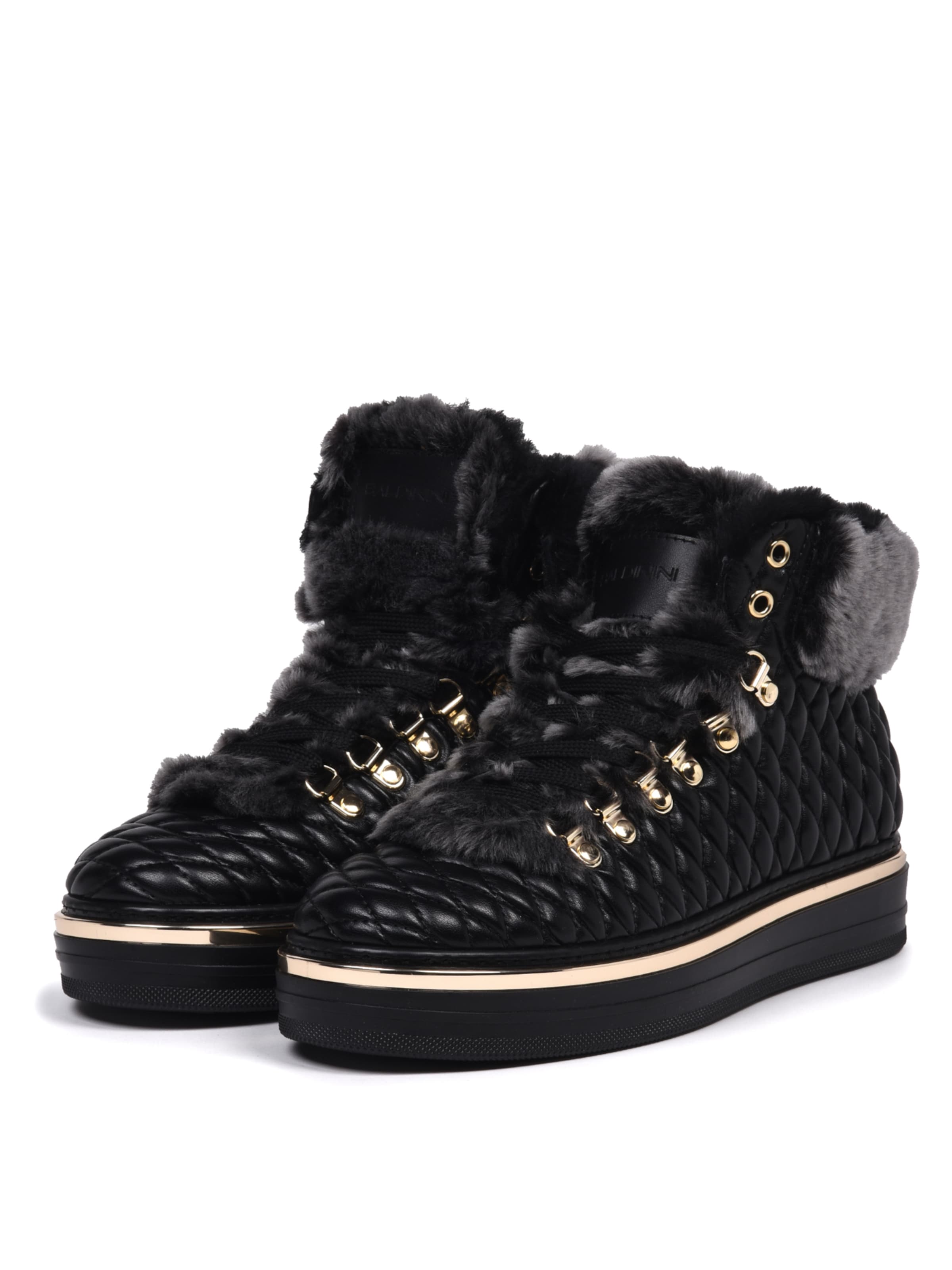 BALDININI Sneakers hoog in Zwart