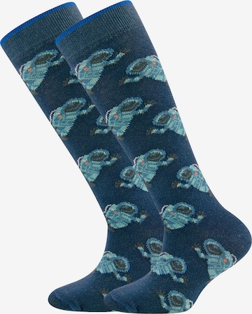 EWERS Къси чорапи в синьо: отпред