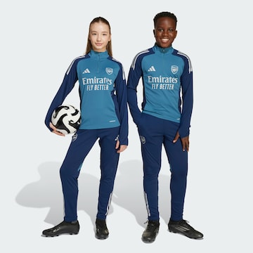 Effilé Pantalon de sport 'FC Arsenal London' ADIDAS PERFORMANCE en bleu : devant