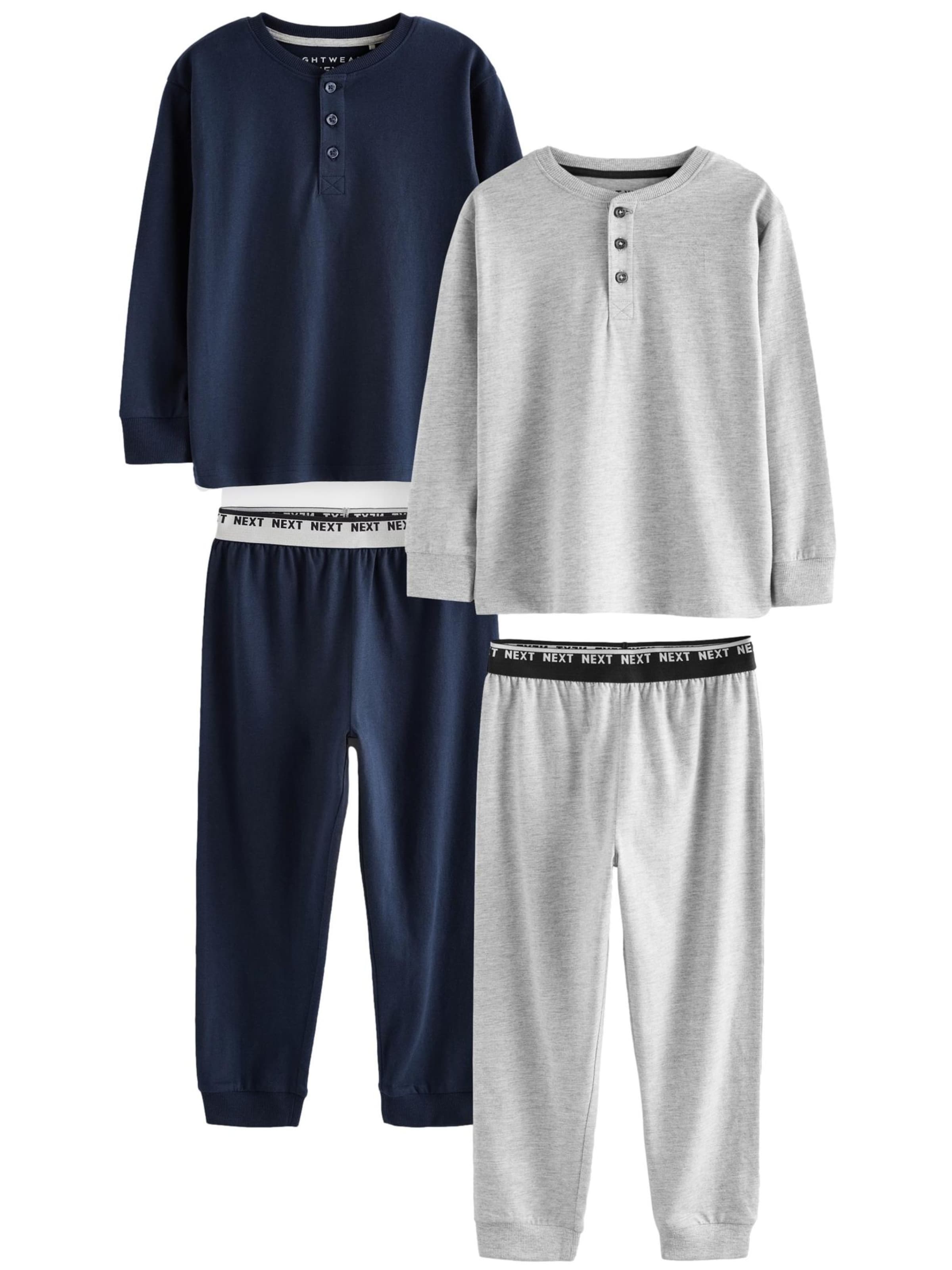 Pijamale de la Next pe albastru: față