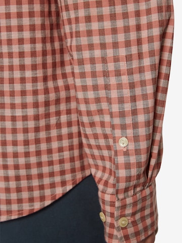 Marc O'Polo - Regular Fit Camisa em vermelho