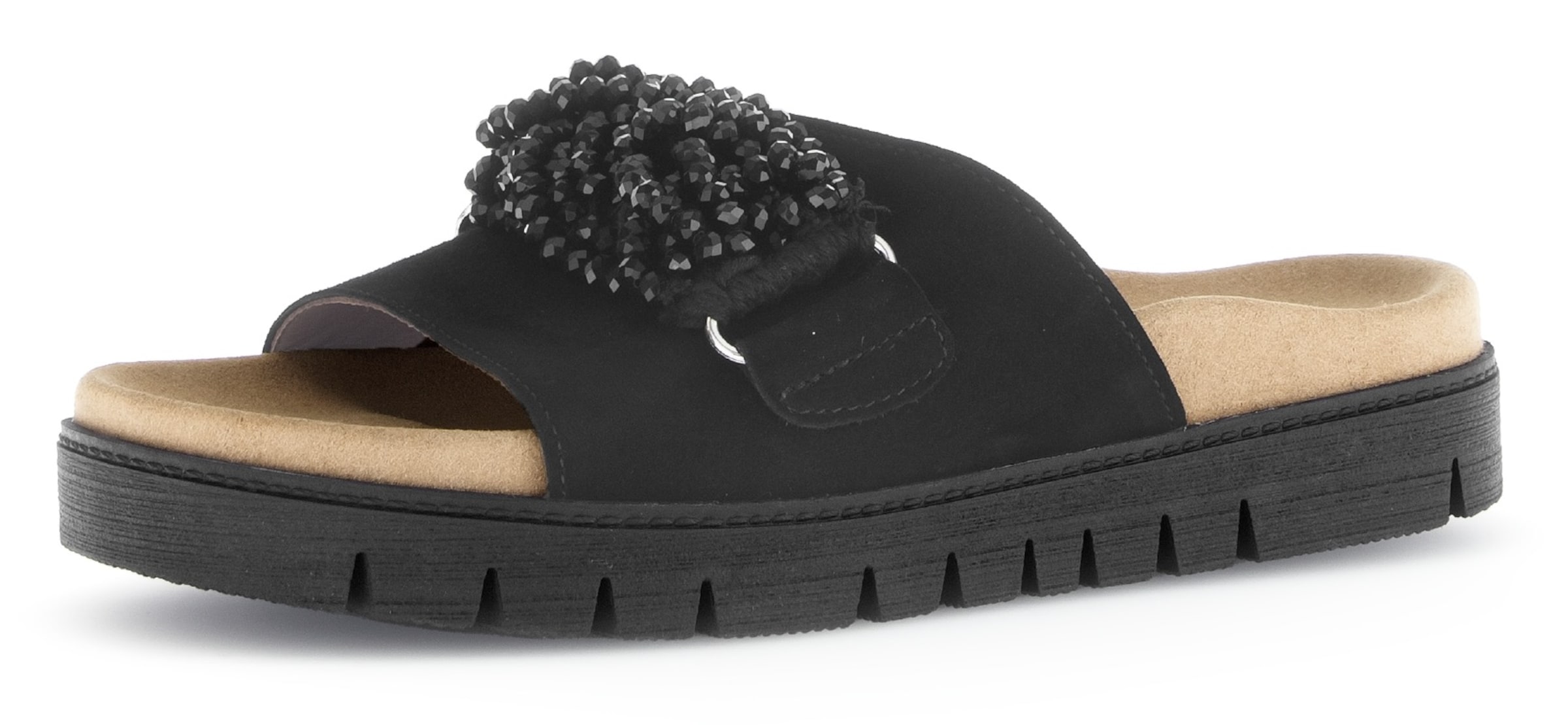 GABOR Pantolette in Schwarz: Vorderseite