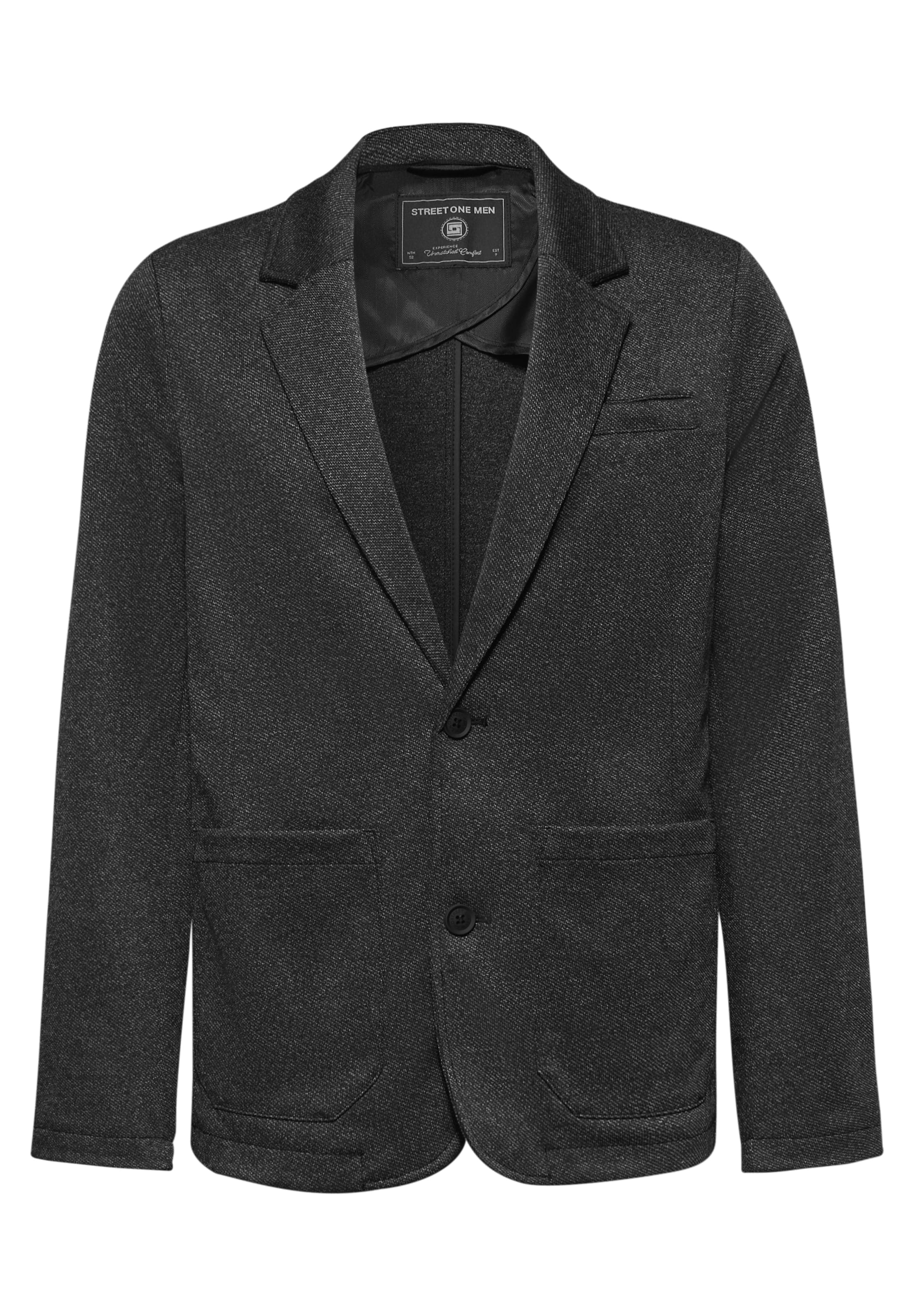 Street One MEN Regular Fit Sakko in Grau: Vorderseite