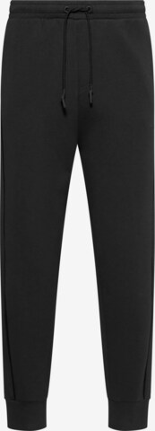 BOSS Zwężany krój Spodnie 'Hadiko' w kolorze czarny: przód