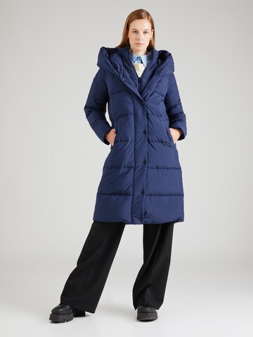 Lauren Ralph Lauren Zimní kabát – modrá: přední strana