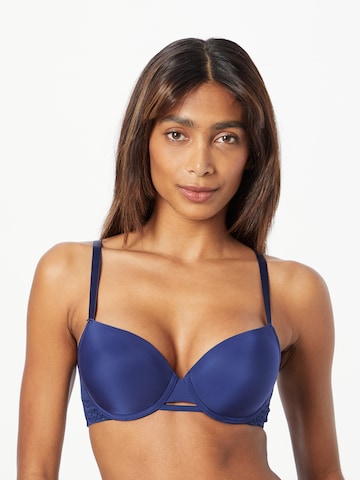 TRIUMPH T-shirt Bra 'Vivid Spotlight' in Blue: front