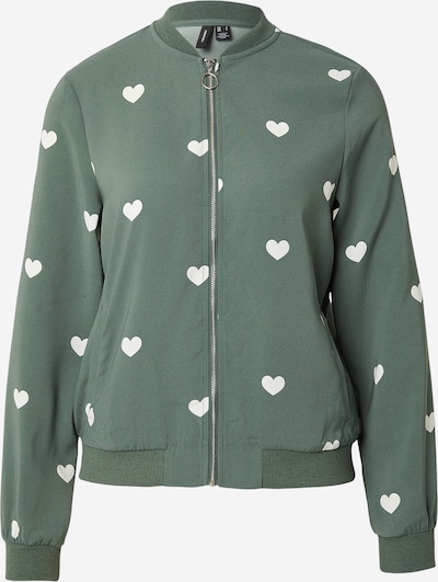 VERO MODA Välikausitakki 'VMCoco' värissä jade / valkoinen, Tuotenäkymä