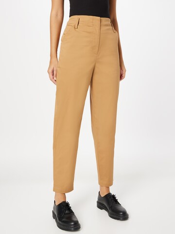 Regular Pantaloni eleganți de la Sisley pe bej: față