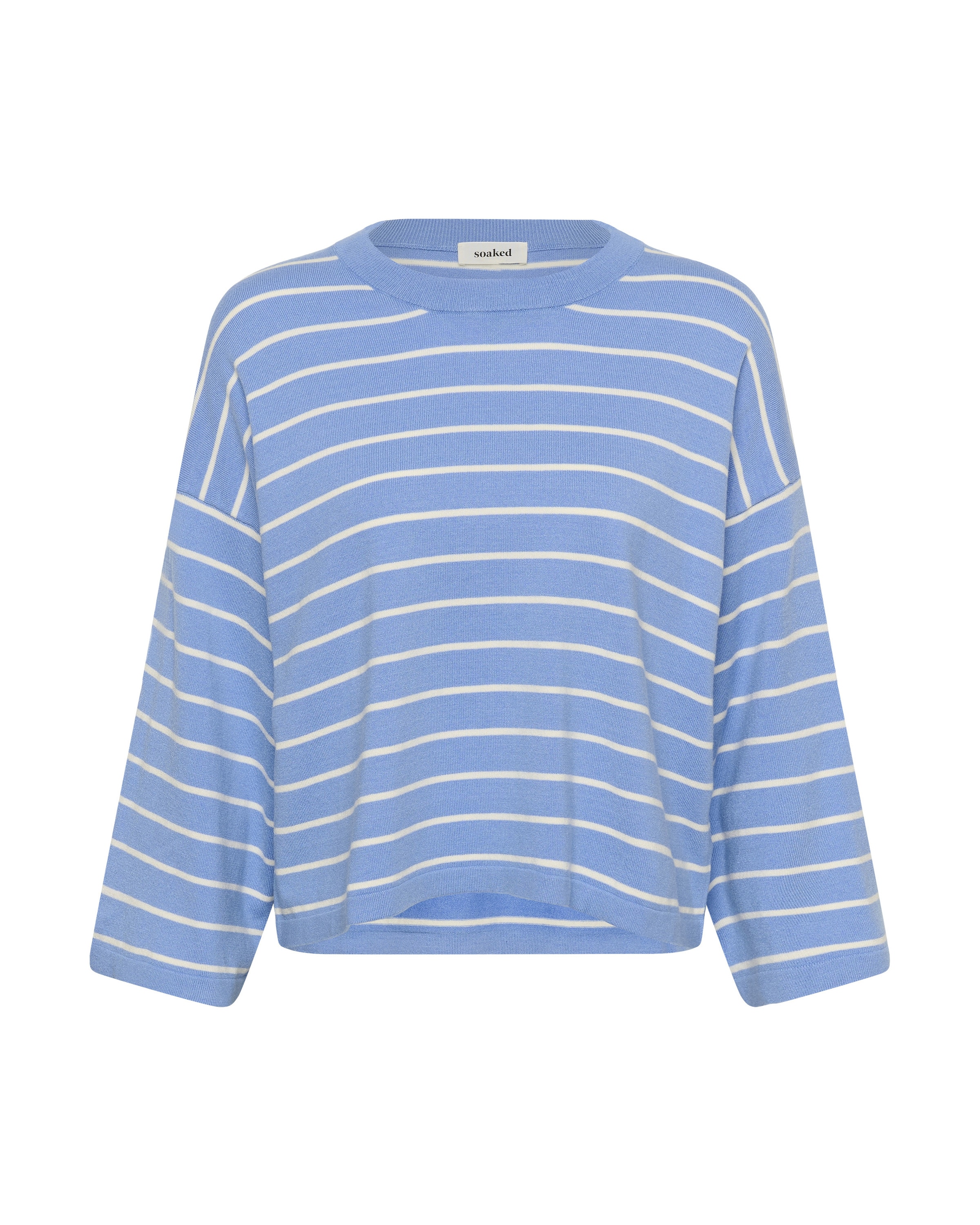 Pull-over 'SLSpina' SOAKED IN LUXURY en bleu : devant