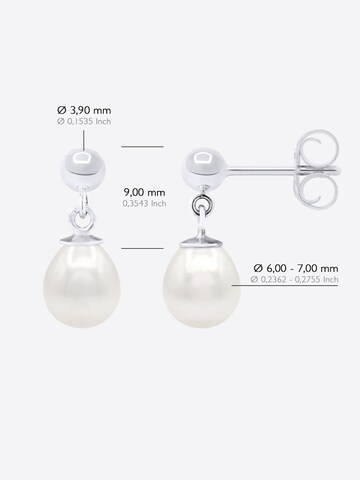 Ateliers Saint Germain Earrings 'Lafayette' in White