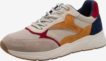 Tamaris Sneakers laag in Wit: voorkant