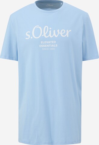 s.Oliver Red Label Big & Tall Shirt in Blue: front