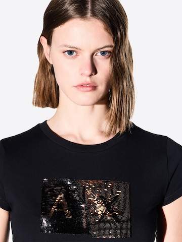 Maglietta 'T-shirt AX ARMANI EXCHANGE da Donna - bianco 8NYTDLYJ73Z6110' di ARMANI EXCHANGE in nero
