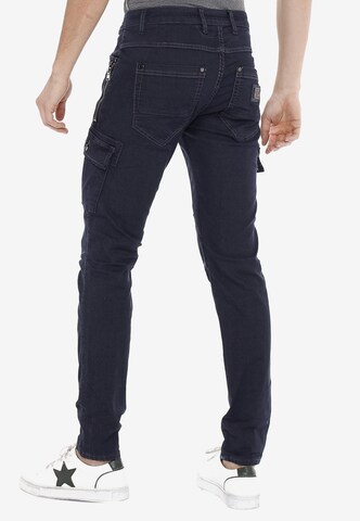 CIPO & BAXX Regular Cargohose 'Akin' in Blau