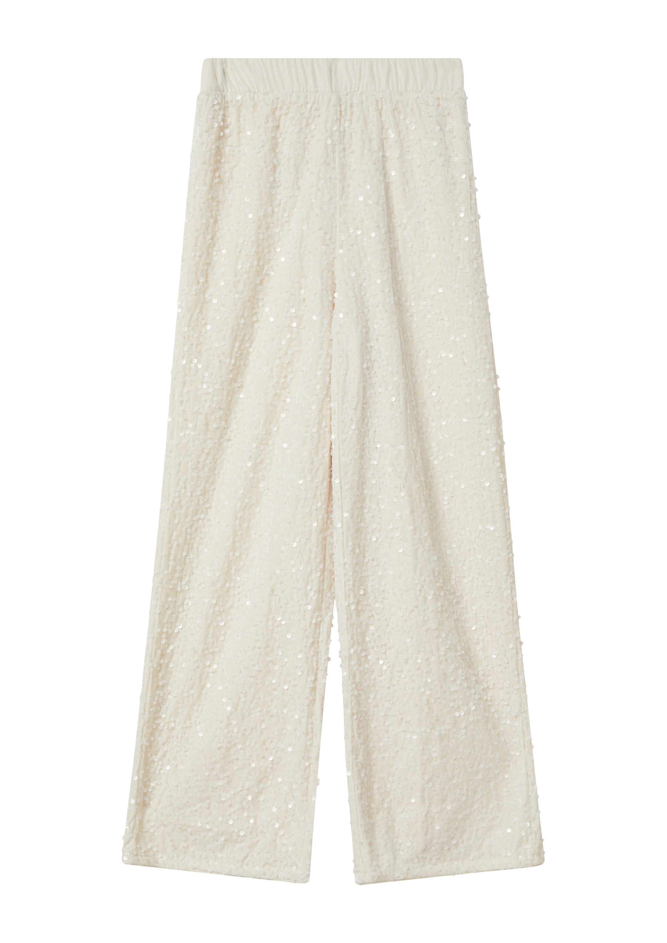 Wide Leg Pantalon s.Oliver en beige : devant